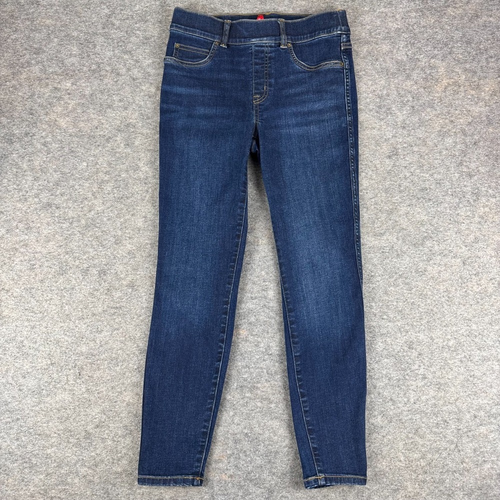 SPANX Pull On Ankle Skinny Jeans 26" Blue Womens Small Petite PS